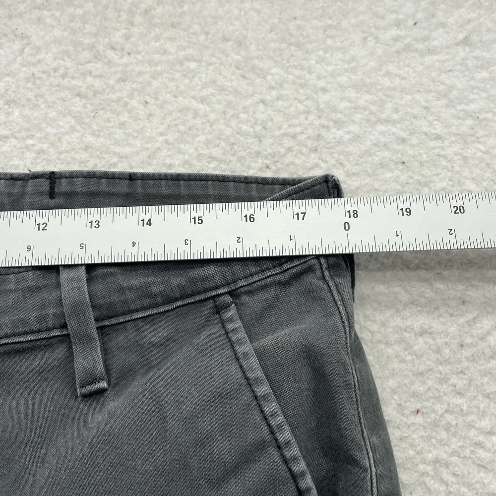 Levi's Chino Pants Mens 36x29 (Tag 36x30) Gray Stretch Gusset White Tab Workwear